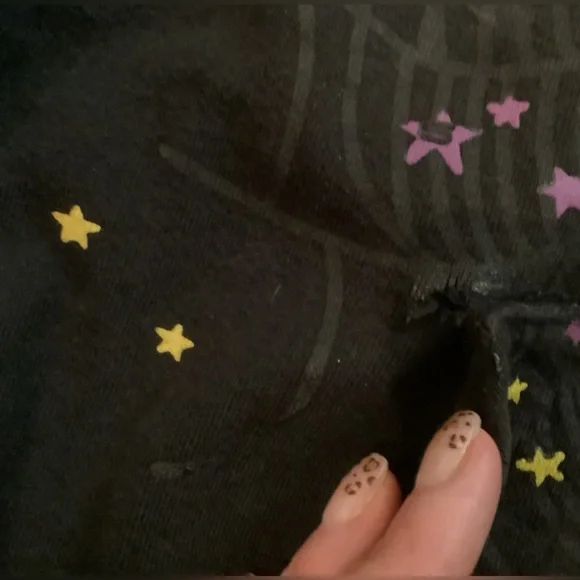 Black Sweatshirt with Vibrant Graphic Design